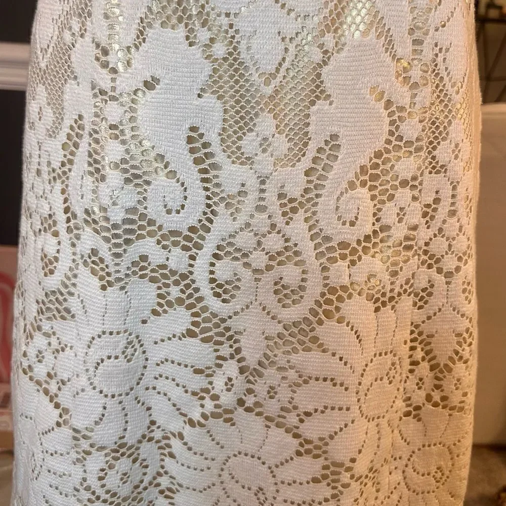 Lilly Pulitzer Largo Seahorse Lace Shift Dress